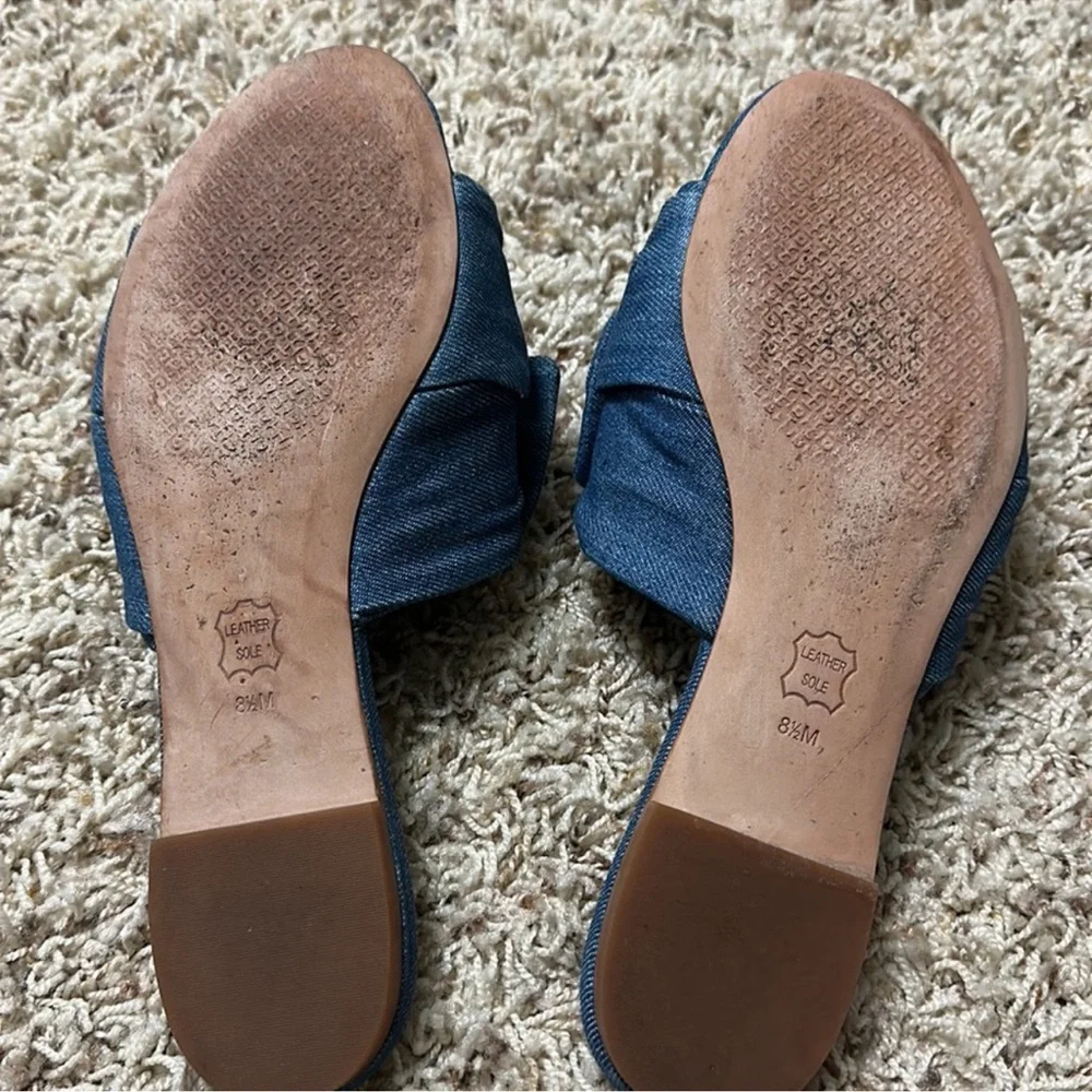 TORY BURCH DENIM SANDALS💗💗💗 - Picture 4 of 4